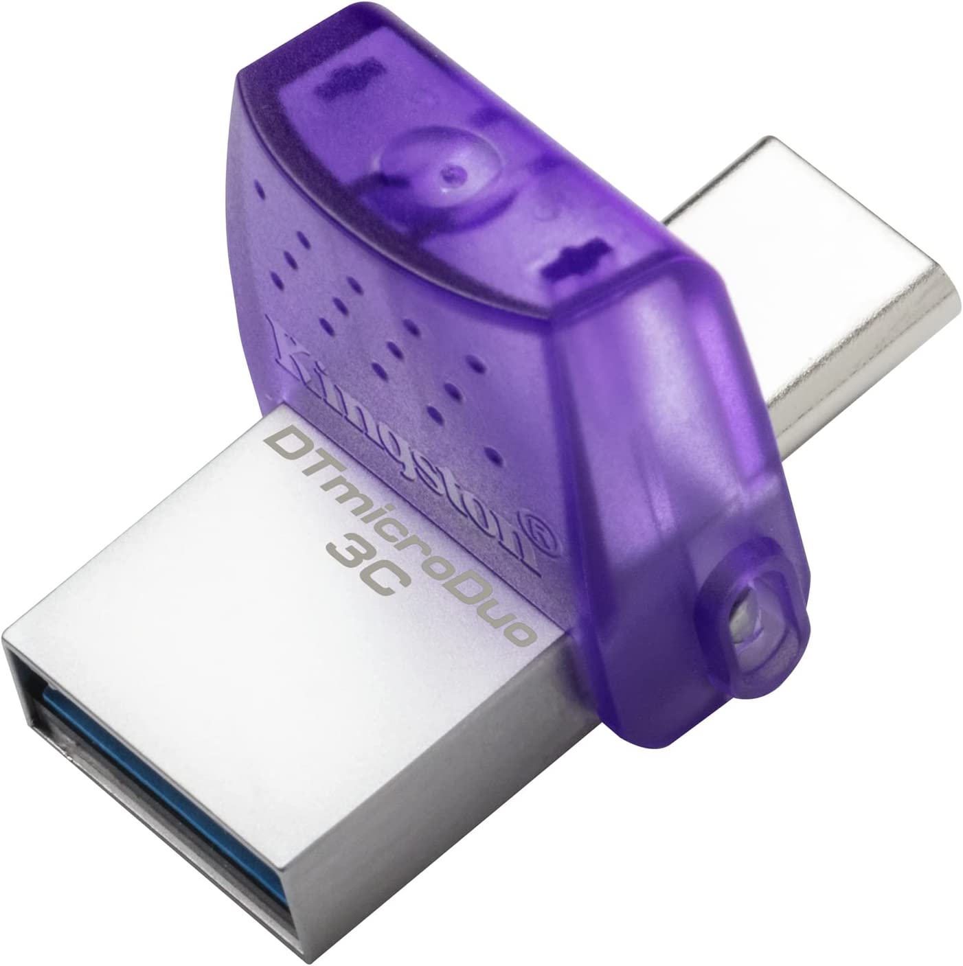 Kingston DataTraveler microDuo 3C 64GB USB-C &amp; USB-A Flash Drive | Speeds up to 200 MB/s | USB 3.2 Gen 1 | Duo Connector | DTDUO3CG3/64GB