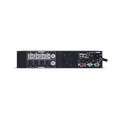 CyberPower PR2200RT2UN Smart App Sinewave UPS System, 2200VA/2200W, 8 Outlets, 2U Rack/Tower, AVR, Pre-Installed RMCARD205 2200VA NET