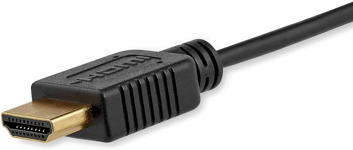 StarTech.com 6 ft High Speed HDMI Cable with Ethernet- HDMI to HDMI Mini- M/M (HDMIACMM6S),Black Slim 6 ft
