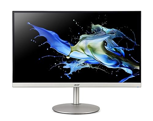 Acer CB282K smiiprx 28" UHD 4K (3840 x 2160) IPS Zero Frame Home Office RADEON FreeSync Monitor, 4ms, 90% DCI-P3, Height Adjustable Stand with Tilt & Pivot (Display Port, 2 x HDMI),Black 28-inch UHD