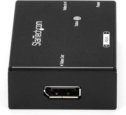 StarTech.com DisplayPort Signal Booster - DisplayPort to DisplayPort Video Signal Amplifier - 4K 60Hz DisplayPort Extender (DPBOOST)