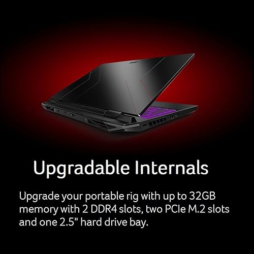 Acer Nitro 5 AN515-58-52E8 Gaming Notebook, 15.6" FHD Display, Intel Core i5 12500H Processor, NVDIA GeForce RTX 4050 Graphics, 8GB DDR5, 512GB SSD, Microsoft Windows 11 Home