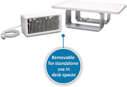 Kensington Cool View Wellness Monitor Stand with Desk Fan (K55855WW)