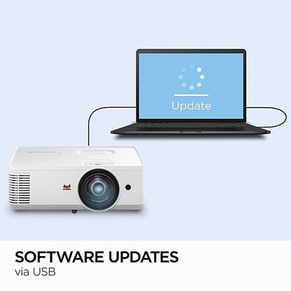 ViewSonic PS502W 4000 ANSI Lumens WXGA Short Throw Business & Education Projector?