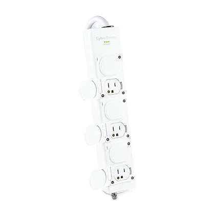 CyberPower MPV615P Medical-Grade Power Strip, 100-125V/15A, 6 Outlets, 15 Foot Power Cord, White