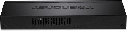 TRENDnet 8-Port Gigabit PoE+ Switch, 65W PoE Power Budget, 16Gbps Switching Capacity, IEEE 802.1p QoS, DSCP Pass-Through Support, Fanless, Wall Mountable, Lifetime Protection, Black, TPE-TG83 65W 8-Port