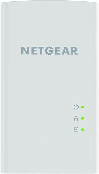 NETGEAR Powerline adapter Kit, 1200 Mbps Wall-plug, 1.2 Gigabit Ethernet Ports (PL1200-100PAS) 1.2 Gbps Kit