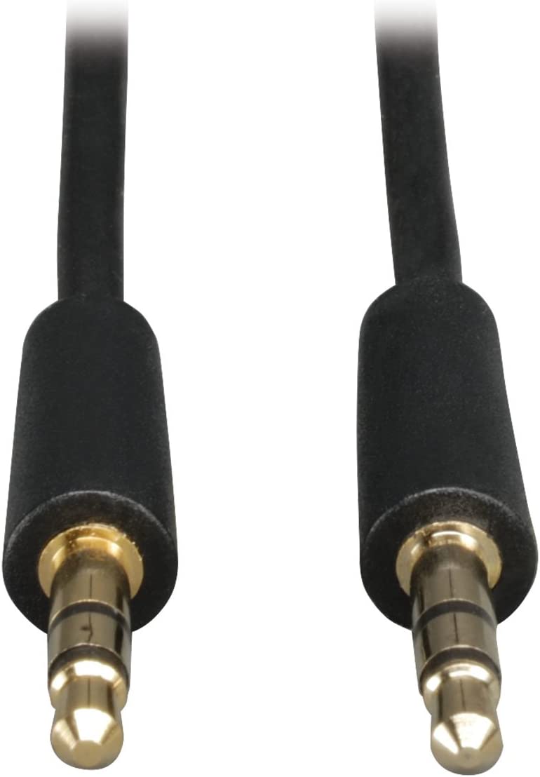 TRIPP LITE P312-003 Mini Stereo Audio Dubbing Cable 3.5mm M/M Connectors 3-Feet,Black