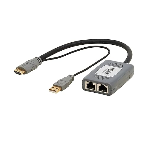 Tripp Lite Long-Distance HDMI Extender Over Cat6 (Receiver Only), 4K @ 60Hz Video, Extend up to 230 Feet / 70 Meters, Daisy-Chain up to 920ft / 280M, TAA Compliant, 1-Year Warranty (B127U-110-PH)