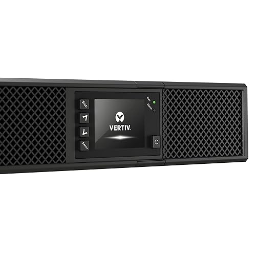 Liebert GXT5 UPS - 1500VA/1350W 120V, Online Double Conversion Rack Tower, Energy Star, Uninterruptible Power Supply, Sine Wave Battery Backup, with Network Card(GXT5-1500LVRT2UXL)