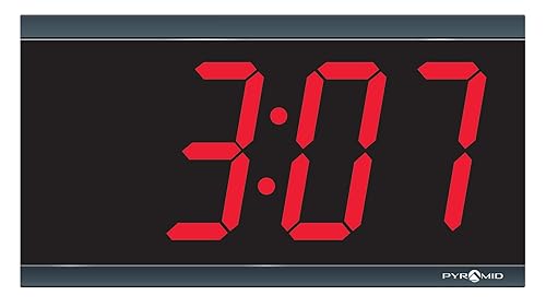 Pyramid 4-Inch 4 Digit Stand Alone Clock (DIG-4B)