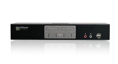 IOGEAR 4-Port HDMI Multimedia KVM Switch with Audio, USB 2.0 Hub and HDMI KVM w/Full Set of Cables, (GCS1794 TAA Compliant)