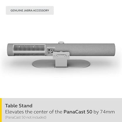 Jabra PanaCast 50 Table Stand – Allows PanaCast 50 Webcam to be Used as a Free-Standing Unit, Compact Design, Ideal for Travelling and for Use in Multiple Locations - Grey PanaCast 50 Table Stand Grey