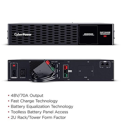 CyberPower BP48VP2U03 Extended Battery Module, 48V/70A, 2U Rack/Tower EBM 48V/70A BAT