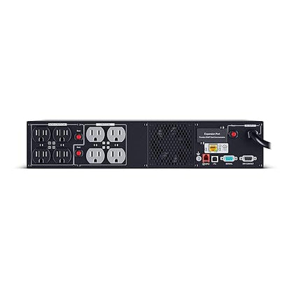 CyberPower PR750RT2UC Smart App Sinewave UPS System, 750VA/750W, 8 Outlets, 2U Rack/Tower, AVR, Built-in Cloud Monitoring Standard 750VA