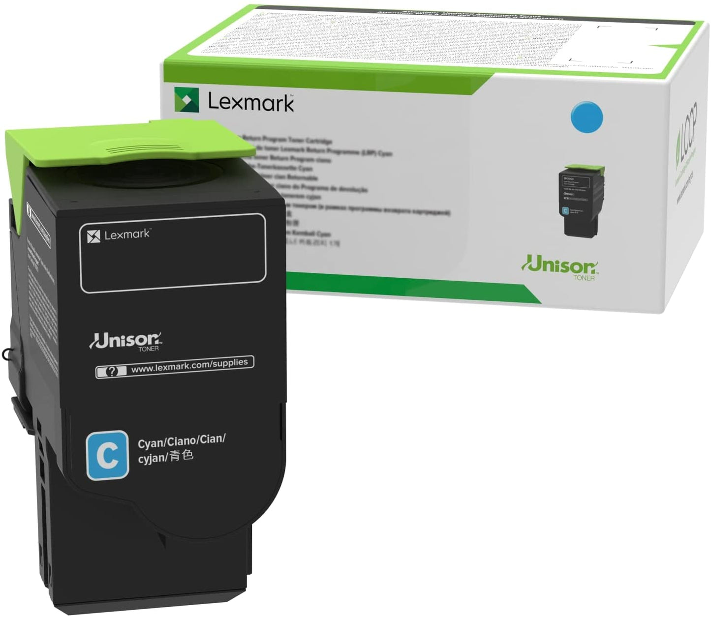 Lexmark 78C1UCE Ultra-High-Yield Cyan Toner Cartridge