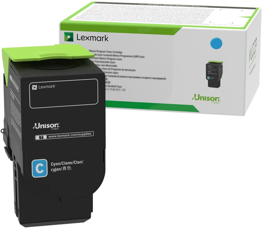 Lexmark 78C1UCE Ultra-High-Yield Cyan Toner Cartridge