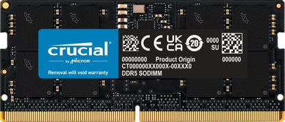 Crucial RAM 16GB DDR5 4800MHz CL40 Laptop Memory CT16G48C40S5 16GB DDR5 SODIMM