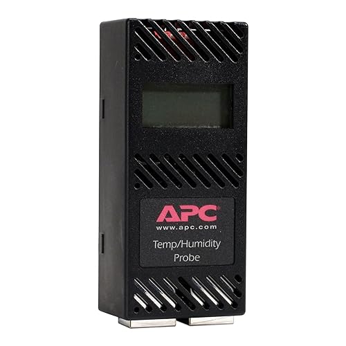 APC by Schneider Electric Wired, Sensor, NetBotz, Temperature & Humidity Display - Black