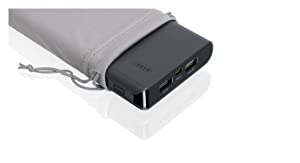 IOGEAR GMP16K GearPower 16000mAh Capacity Mobile Power Station 16,000mAh Black