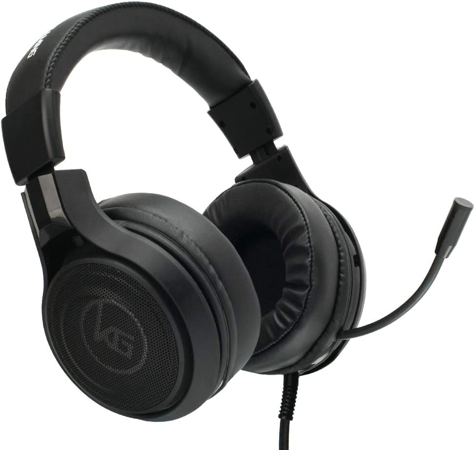 IOGEAR Kaliber NUKLEUS Gaming Headset - Xbox One S/Xbox One - PS4 - PC/Mac &amp; Mobile Devices - 50mm Drivers - Built-in Volume Control - 3.5mm 4-Pole Stereo Plug - Includes Y Adapter for PCs - GHG601