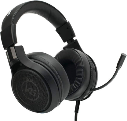 IOGEAR Kaliber NUKLEUS Gaming Headset - Xbox One S/Xbox One - PS4 - PC/Mac &amp; Mobile Devices - 50mm Drivers - Built-in Volume Control - 3.5mm 4-Pole Stereo Plug - Includes Y Adapter for PCs - GHG601