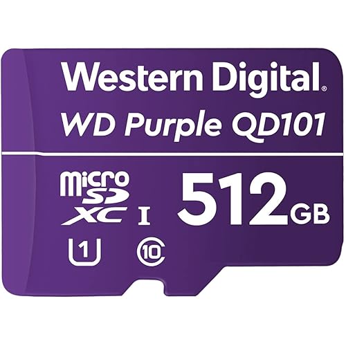 Western Digital Purple 512 GB microSDXC 512gb Current Version