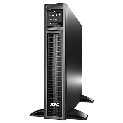 APC Network UPS, 750VA Smart-UPS Sine Wave UPS with Extended Run Option, SMX750C, Tower/2U Rackmount Convertible, Line-Interactive, 120V 750VA No NMC
