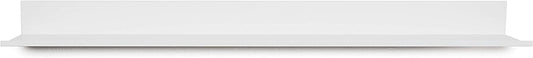 Hangman L36W L 36-Inch No-Stud Floating Shelf (White Powder Coat) 36 Inch White