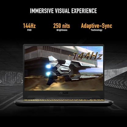 ASUS TUF Gaming A15 Gaming Laptop, 15.6” FHD 16:9 144Hz Display, AMD Ryzen™ 5 7535HS Processor, NVIDIA® GeForce RTX™ 3050, 16GB DDR5, 512GB PCIe® Gen 4.0 SSD, Wi-Fi 6, Windows 11 Home, FA506NC-DS53 RTX3050