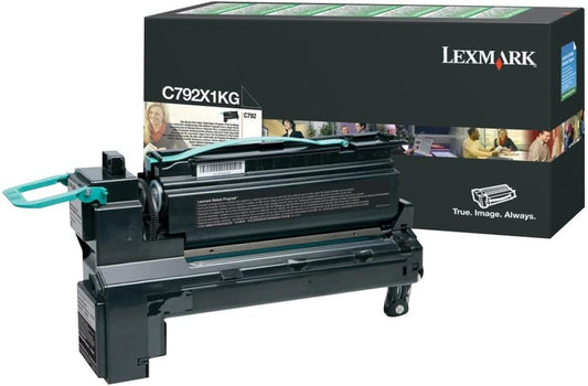 Lexmark C792X1KG Extra High Yield Return Program Toner Cartridge,Black