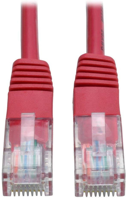 Tripp Lite Cat5e 350MHz Molded Patch Cable (RJ45 M/M) - Red, 25-ft.(N002-025-RD) 25 feet Red