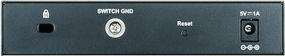 D-Link 8-Port Gigabit Smart Managed Desktop Switch, Layer 2 Features, VLANs, Cable Diagnostics, Compact, Fanless, Energy Saving Features, Smart Web GUI (DGS-1100-08V2) Switch 8 Port Gigabit V2