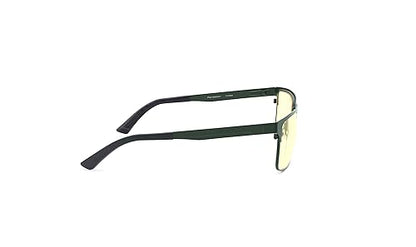 Blue Light Glasses | Pendleton Moss/Amber by GUNNAR | Patented 65% Blue Light Protection, 100% UV Light, Anti-Reflective, Protect & Reduce Eye Strain & Dryness GUNNAR Focus Moss/Amber Lens