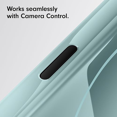 Beats iPhone 16 Plus Case with MagSafe and Camera Control, Scratch-Resistant Protective Cover, Slim Fit, Microfiber Lining - Riptide Blue