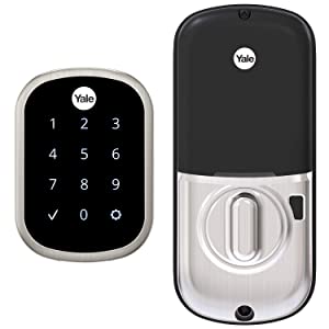 Yale Assure Lock SL - Key-Free Touchscreen Door Lock in Satin Nickel Satin Nickel Key-Free Touchscreen Lock Only