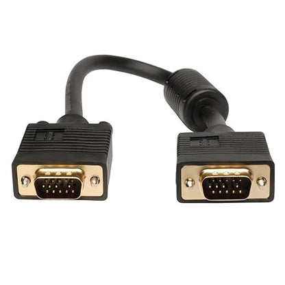 Tripp Lite P502-001 SVGA/VGA Monitor Extension Cable with RGB Coax Gold HD15M/HD15M (1-Feet)