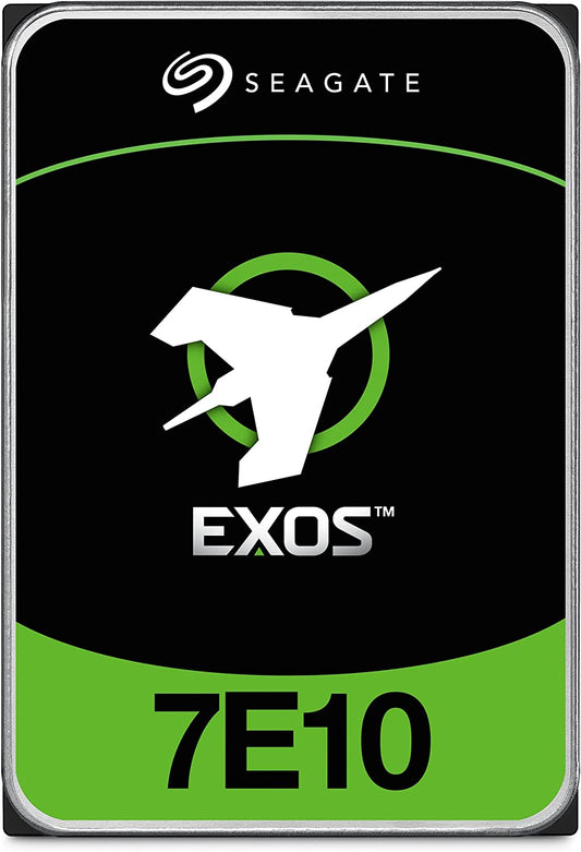 Seagate Exos 7E10 2TB Internal Hard Drive - 3.5 Inches 512e/4KN SAS 12Gbps 7200RPM, 256MB Cache, 2M MTBF, for Business and Data Center (ST2000NM018B)