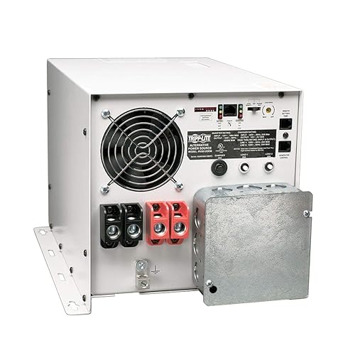 Tripp Lite Eaton Series 3000W PowerVerter RV Inverter/Charger with Hardwire Input/Output - 12V DC - 120V AC - , 12V DC - Continuous Power:3000W"