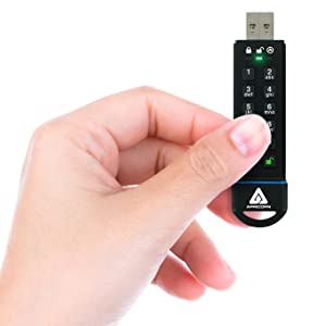 Apricorn 60GB Aegis Secure Key FIPS 140-2 Level 3 Validated 256-bit Encryption USB 3.0 Flash Drive (ASK3-60GB) 60 GB