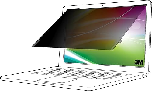 3M Bright Screen Privacy Filter for 17 Laptop, BP170W1B