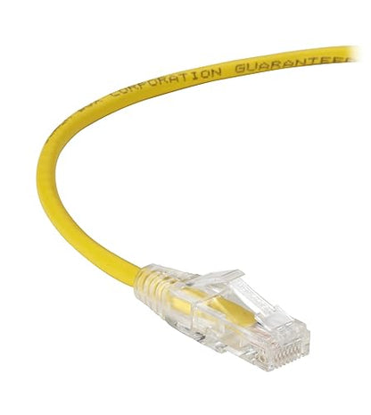BlackBox Black Box Slim-Net Cat.6 UTP Patch Network Cable - 3 ft Category 6 Network Cable for Patch Panel, Wallplate, Network Device - First End: 1 x RJ-45 Network - Male - Second End: 1 x RJ-45 Network - Male - 10 Gbit/s - Patch Cable