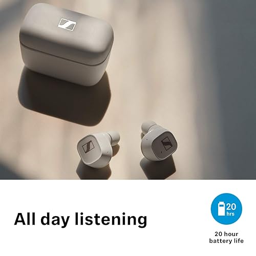 Sennheiser CX 400BT True Wireless Earbuds - Bluetooth In-Ear Headphones for Music and Calls - with Long-Lasting Battery Life and Customizable Touch Controls, black