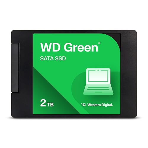 Western Digital Green 2TB Internal PC SSD - SATA III 6 Gb/s, 2.5 Inch /7mm - S200T2G0A 2TB 2.5/7mm SSD