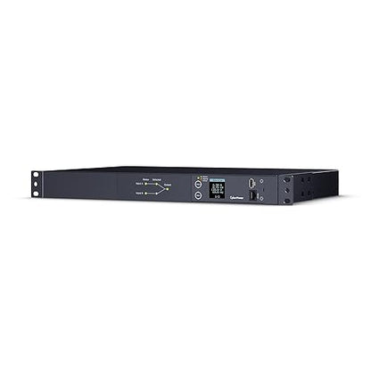 CyberPower PDU24002 Metered ATS PDU, 100-120V, 20A (Derated to 16A), 10 Outlets, 1U Rackmount