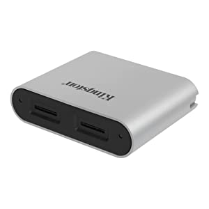 Kingston MobileLite Plus microSD Reader USB 3.2 Gen 1 Workflow Dual-Slot microSDHC/SDXC UHS-II WFS-SDC Reader WFS-SDC
