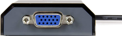 StarTech.com USB to VGA Adapter - 1920x1200 - External Video &amp; Graphics Card - Dual Monitor - Supports Mac &amp; Windows and Mirror &amp; Extend Mode (USB2VGAPRO2),Black USB 2.0 to VGA (DL Certified)