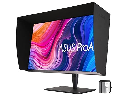 ASUS ProArt Display 32” 4K HDR Professional Monitor (PA32UCG-K) - UHD (3840 x 2160), Mini-LED IPS, Dolby Vision, 1600nits, 120Hz, 10-bit, 98% DCI-P3, Calman Ready, Thunderbolt 3, HDMI2.1, w/Calibrator