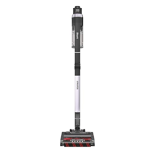 Shark IZ862HC Stratos Cordless Vacuum with Clean Sense IQ and Odour Neutralizer, DuoClean Powerfins HairPro, Includes Duster Crevice Tool & Anti-Allergen Brush, Up to 60 Minute Runtime, Ash Purple
