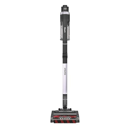 Shark IZ862HC Stratos Cordless Vacuum with Clean Sense IQ and Odour Neutralizer, DuoClean Powerfins HairPro, Includes Duster Crevice Tool & Anti-Allergen Brush, Up to 60 Minute Runtime, Ash Purple
